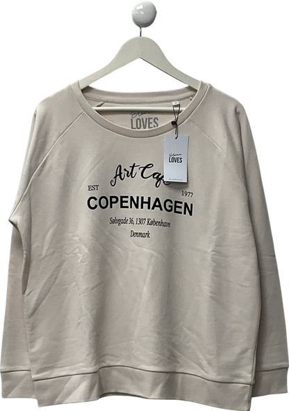 Eleven Loves Cream Copenhagen Sweater UK XL