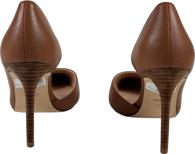 DUNE Tan Brown Stiletto Heel Court Shoes UK 6 EU 39 👠