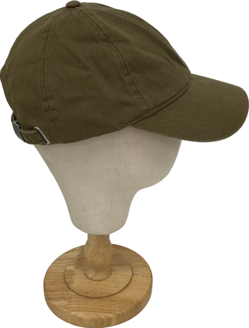 ZARA Green Basic Baseball Cap UK M