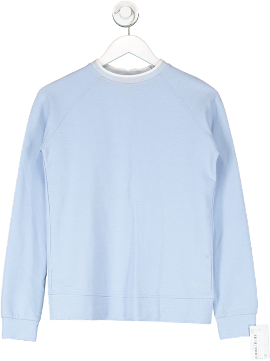 Crew Clothing Blue Crewneck Sweatshirt UK 6