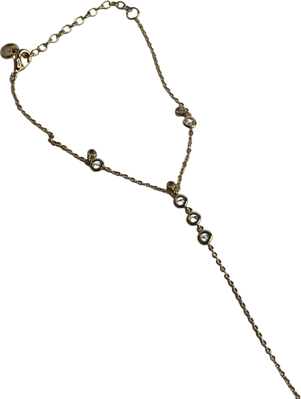 Lili Claspe Gold & CZ Anais Hand Chain