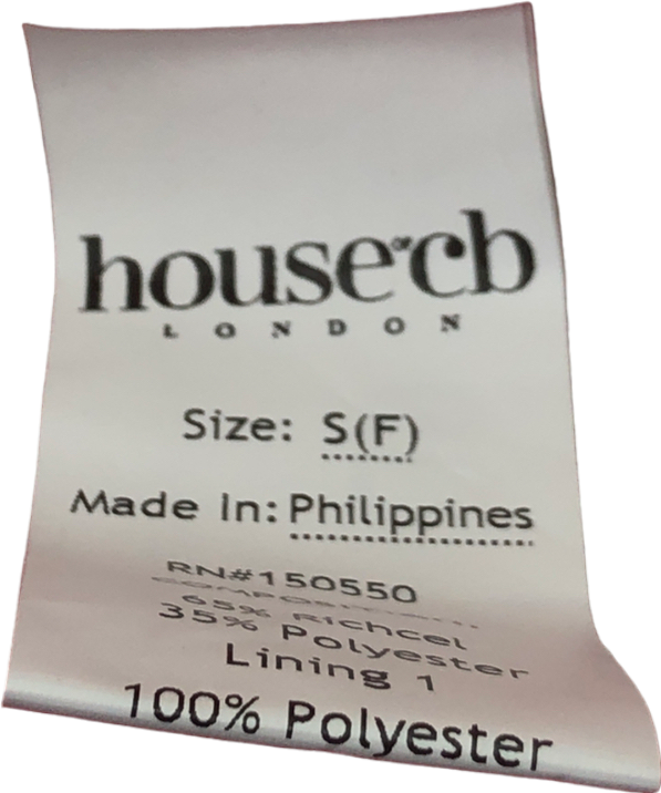 House of CB Red Elizabeth Italian Tomato Strapless Midi Sundress UK S