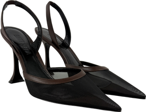 BRITT NETTA Brown Esme 95 Heels UK 6 EU 39