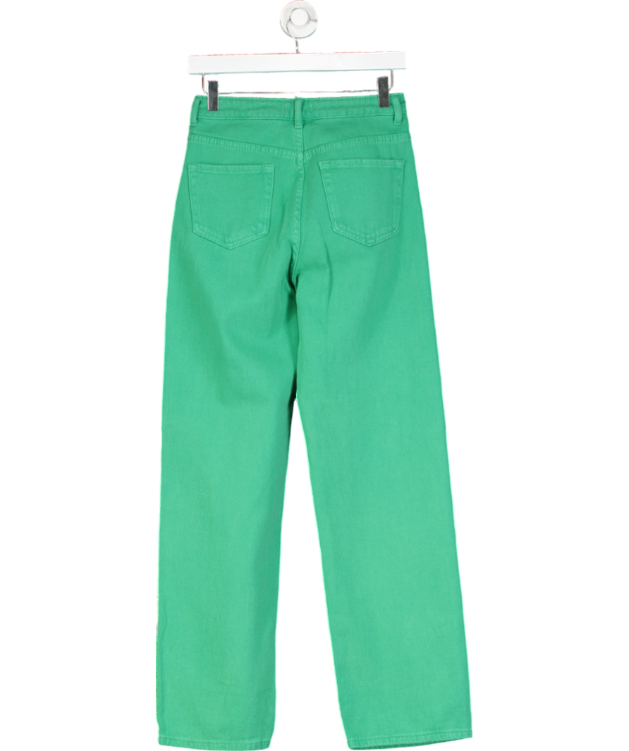 edikted Green Willa Wide Jeans UK S