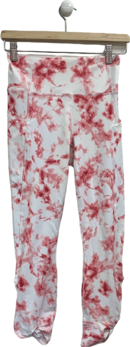 FABLETICS Pink Tie-Dye Oasis High-Waisted Twist Legging UK S