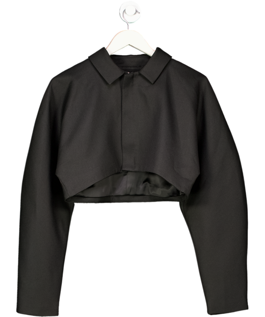 maniere de voir Black Elya Tailored Super Cropped Jacket UK 10
