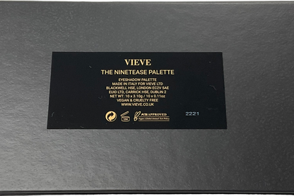 Vieve The Nimetease Eye Palette The Ninetease 10 shades