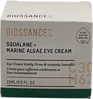 BIOSSANCE Squalane And Marine Algae Eye Cream 15ml