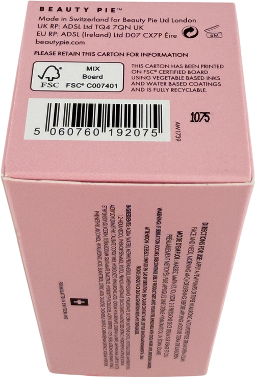 Beauty Pie Triple Hyaluronic Acid Lipopeptide Serum 50ml