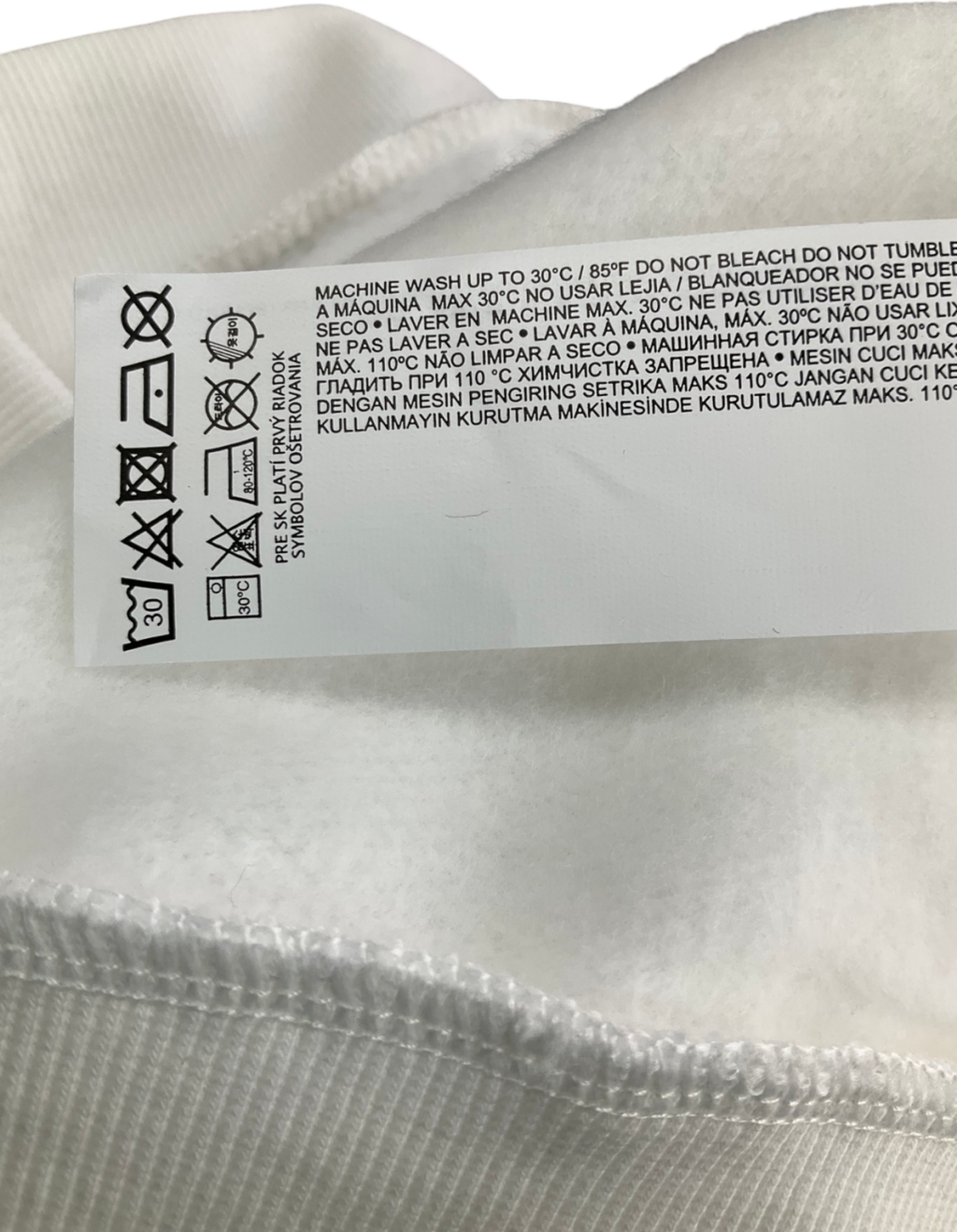 MANGO White "Living Life with No Regrets" Slogan Sweater UK XS/Sa