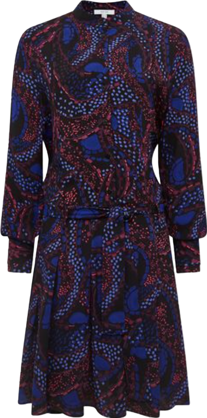 REISS Purple Sienna Printed Mini Dress UK 8