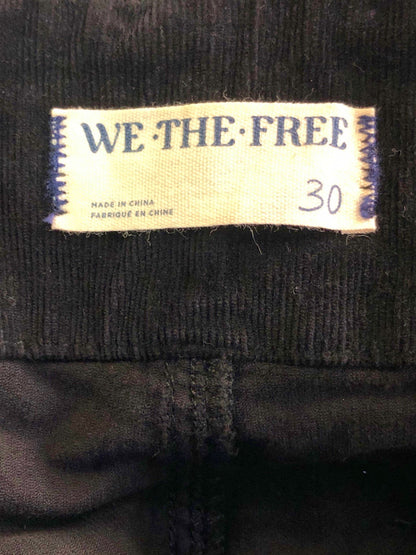 We The Free Black Jayde Cord High Rise Flare Trousers Size 30