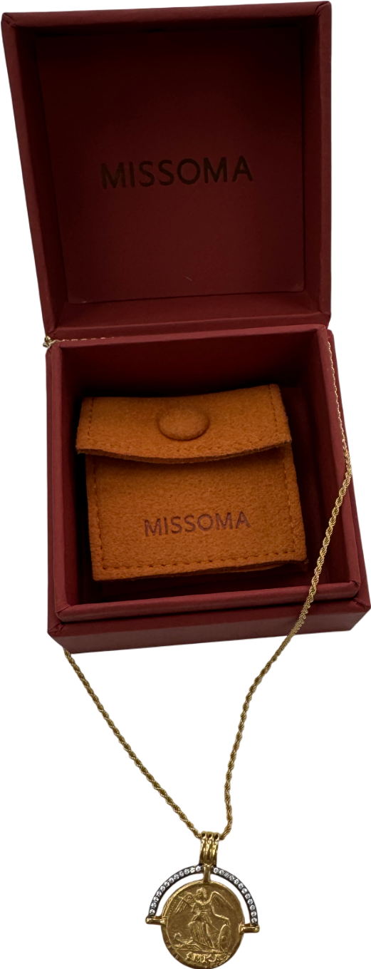 Missoma 18k Yellow Gold Vermeil Sagittarius Pendant Necklace