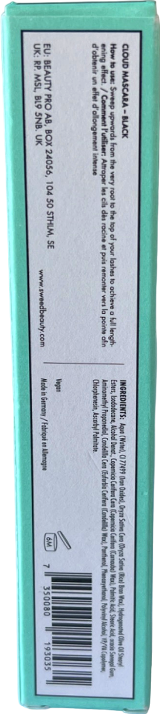 Sweed Cloud Mascara Black  12ml