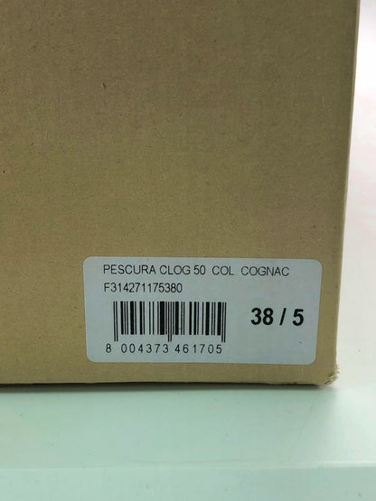 Scholl Cognac Pescura Clog 50  Size UK 5