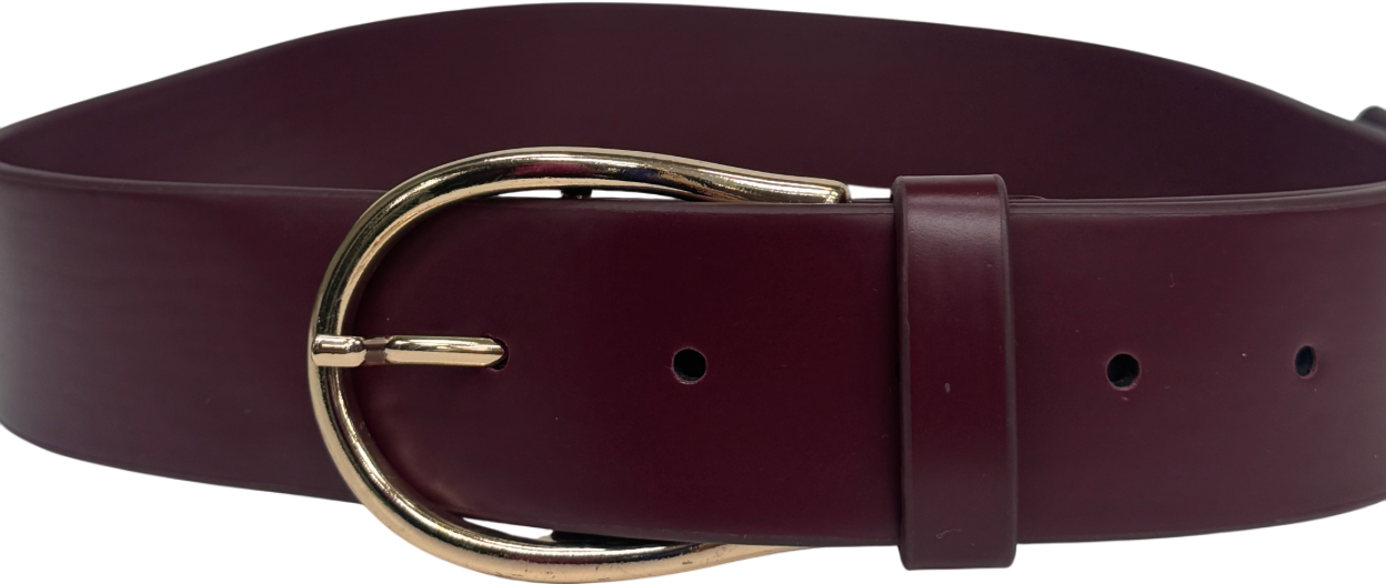 ASOS Red Half Moon Waist Belt UK M