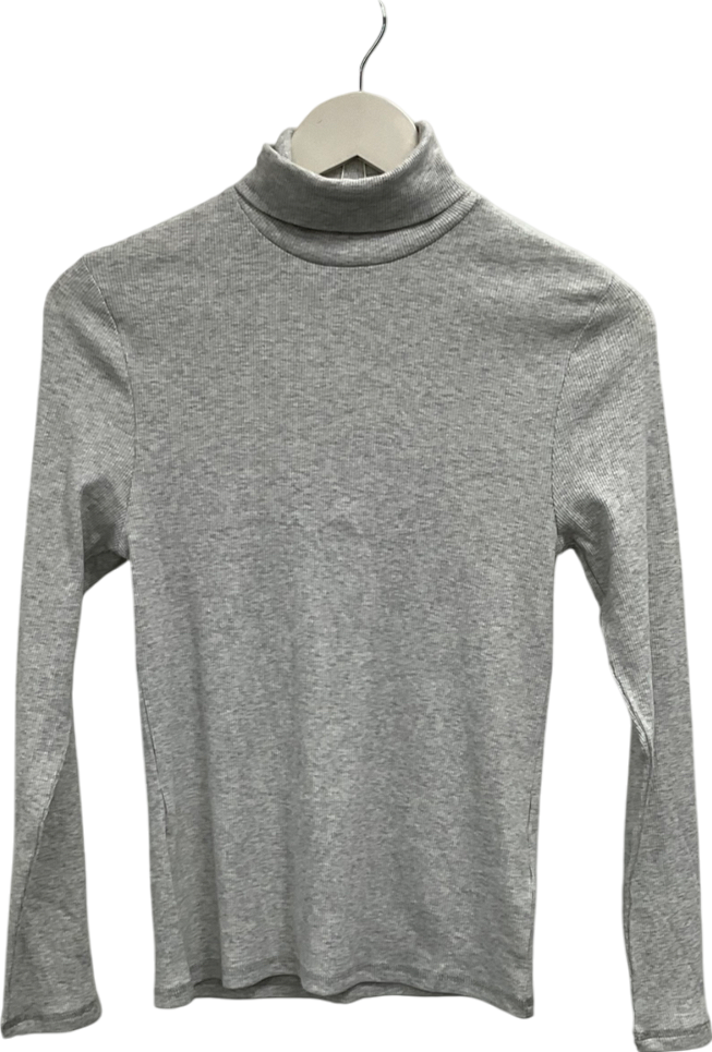 M&S Grey Roll Neck Jumper UK 10