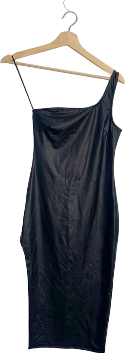 Bozzolo Black One-Shoulder Bodycon Dress Small