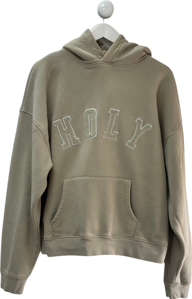 Sisters & Seekers Beige Holy Hoodie In Bone UK L
