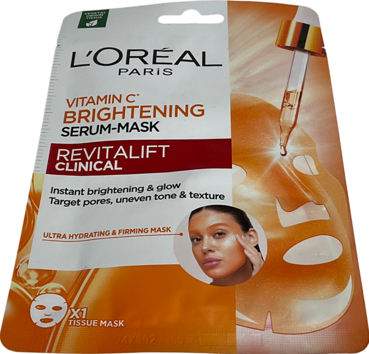 L'Oreal Instant Brightening Serum Mask Infused With Vitamin C And Salicylic Acid 26g