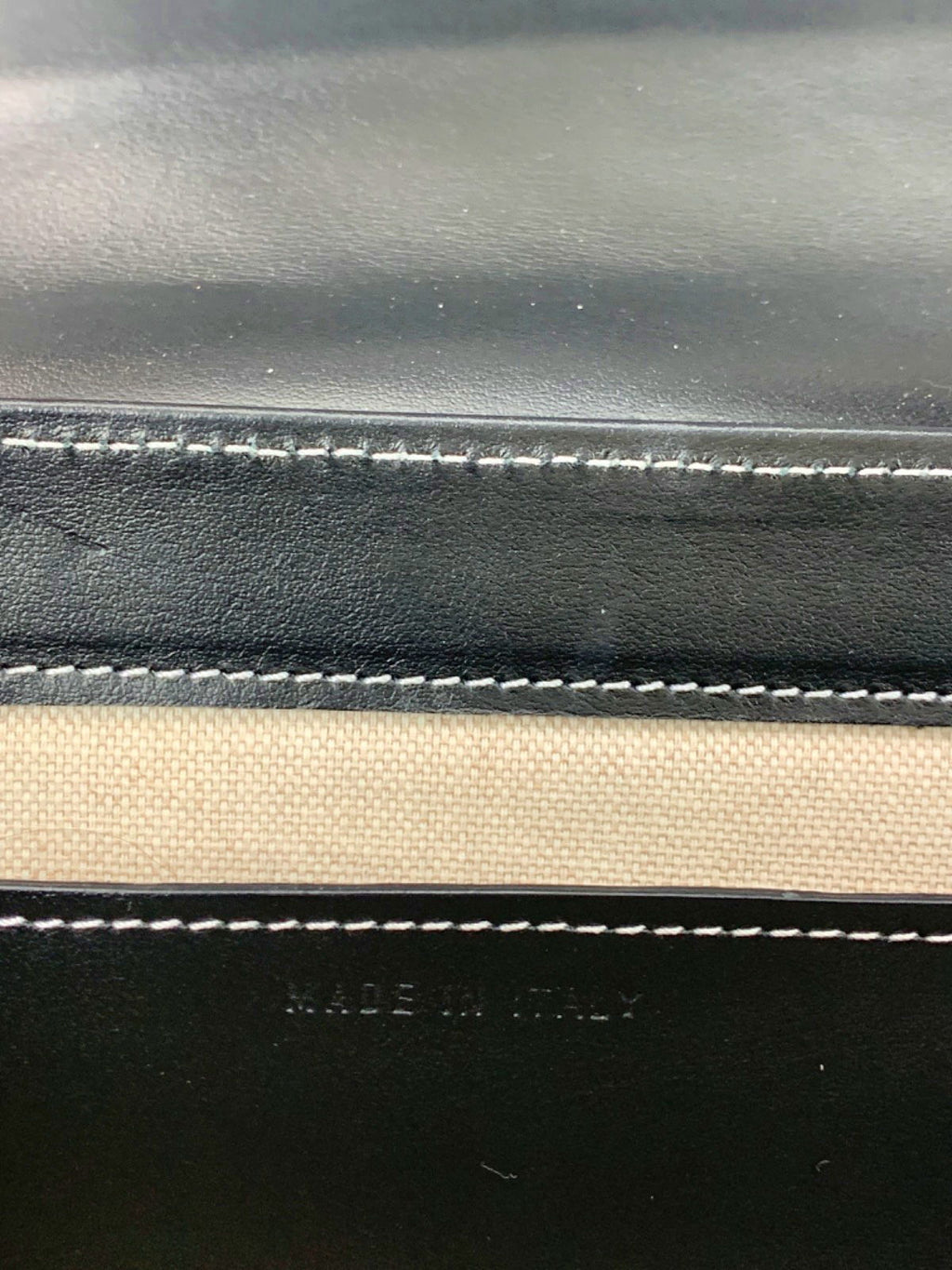 Dara Hamarneh Black Calf Leather Bagutte Shoulder Bag