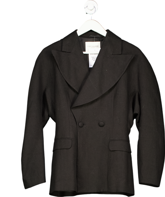 Viky Rader Black Valerie Blazer UK 8