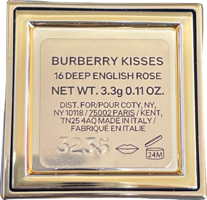Burberry Kisses Lipstick 16 Deep English Rose 3.3g