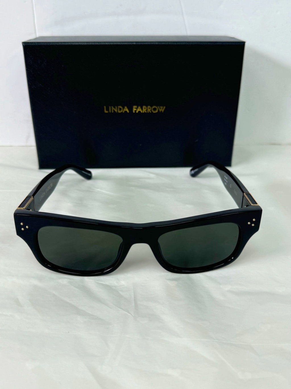 Linda Farrow Black Falck LFL/1448/1 Sunglasses