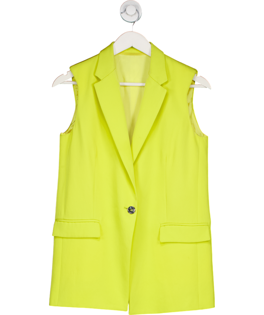 Pinko Yellow Suit Waistcoat UK 10