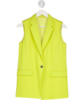 Pinko Yellow Suit Waistcoat UK 10