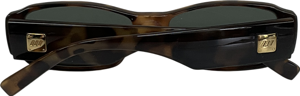 Le Specs Brown Tres Gauche Sunglasses Tort/khaki Lenses One Size