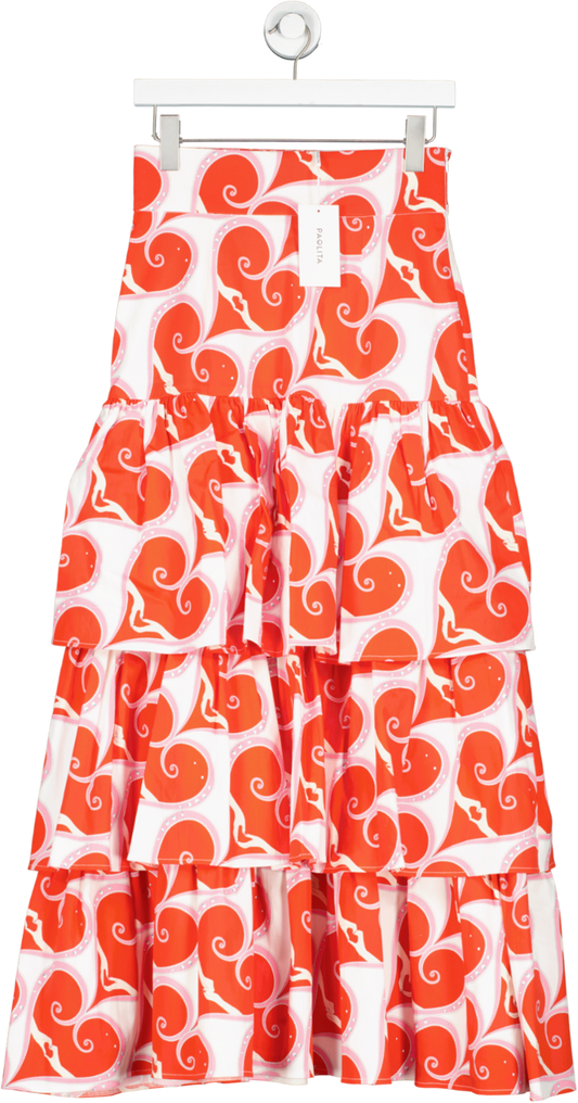 paolita Multicoloured Heartbreaker Santo Domingo Skirt UK 10