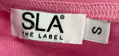 SLA the label Pink Ofelia Bralette & shorts UK S