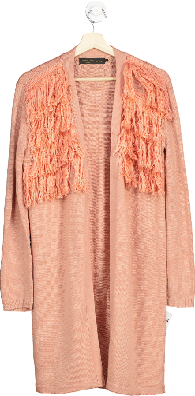 House of Harlow Peach Knit Cardigan UK S