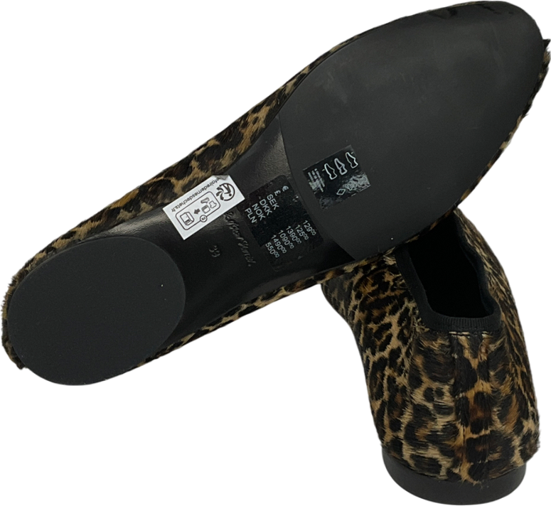 & Other Stories Brown Almond-toe Ballerina Flats UK 6 EU 39 👠