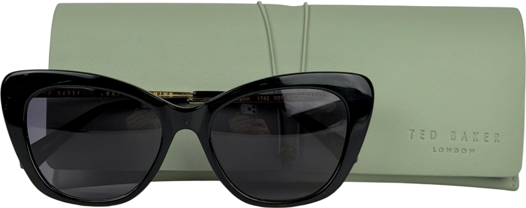 Ted Baker Black Tb1742-001 Niamh Floral Sunglasses