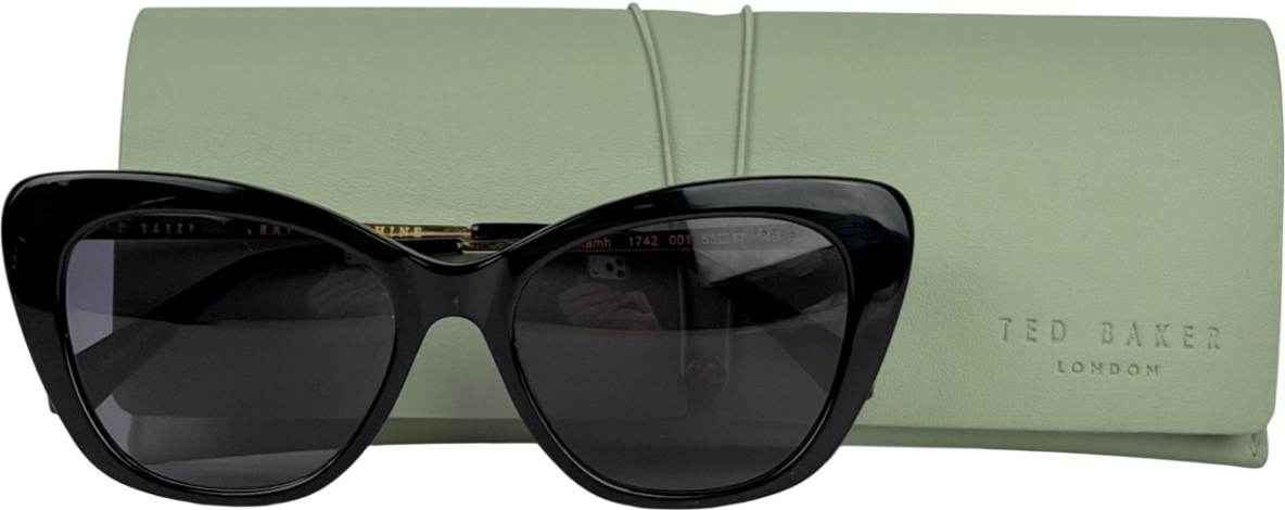 Ted Baker Black Tb1742-001 Niamh Floral Sunglasses