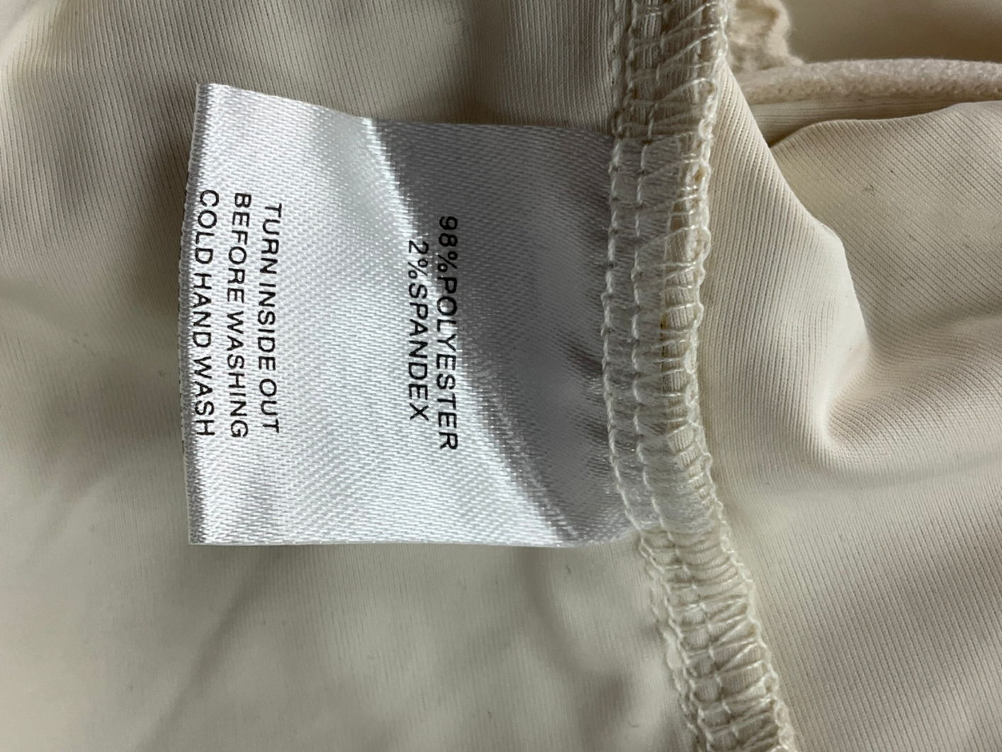 White Fox Cream Play It Off Strapless Bustier UK XL