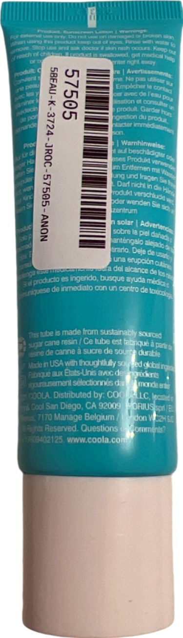 Coola Classic Face Sunscreen SPF 50 White Tea 50ml