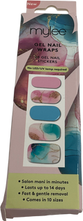 Mylee Gel Nail Wraps Diva Cosmic Swirl 20 nails