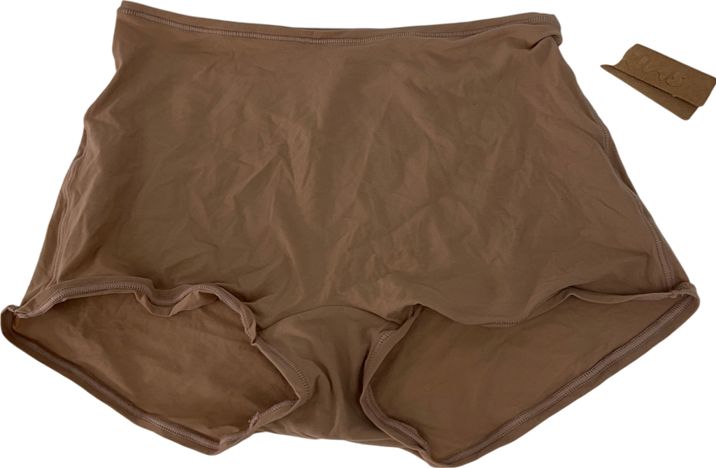SKIMS Nude Seamless Boy Shorts In Sienna UK XS