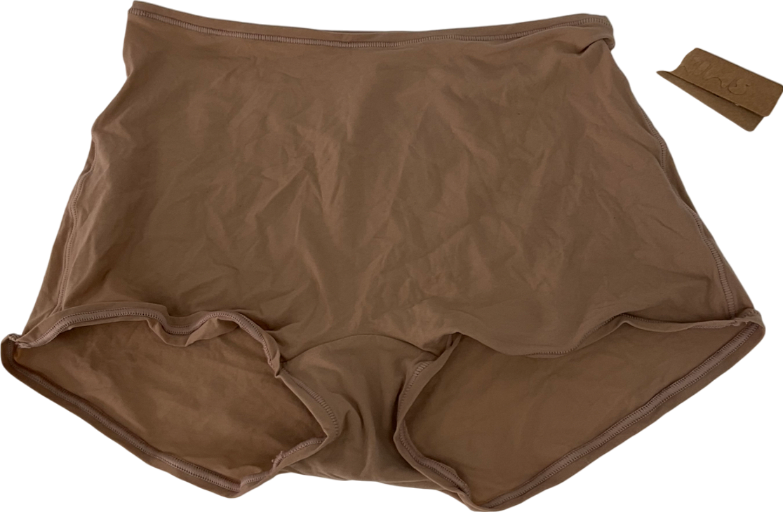 SKIMS Nude Seamless Boy Shorts In Sienna UK XS