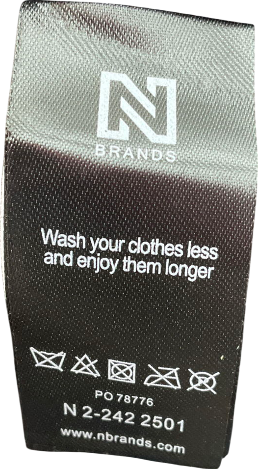 Nikkie Brown Faux Leather Pants With Craquelé Pattern UK 8