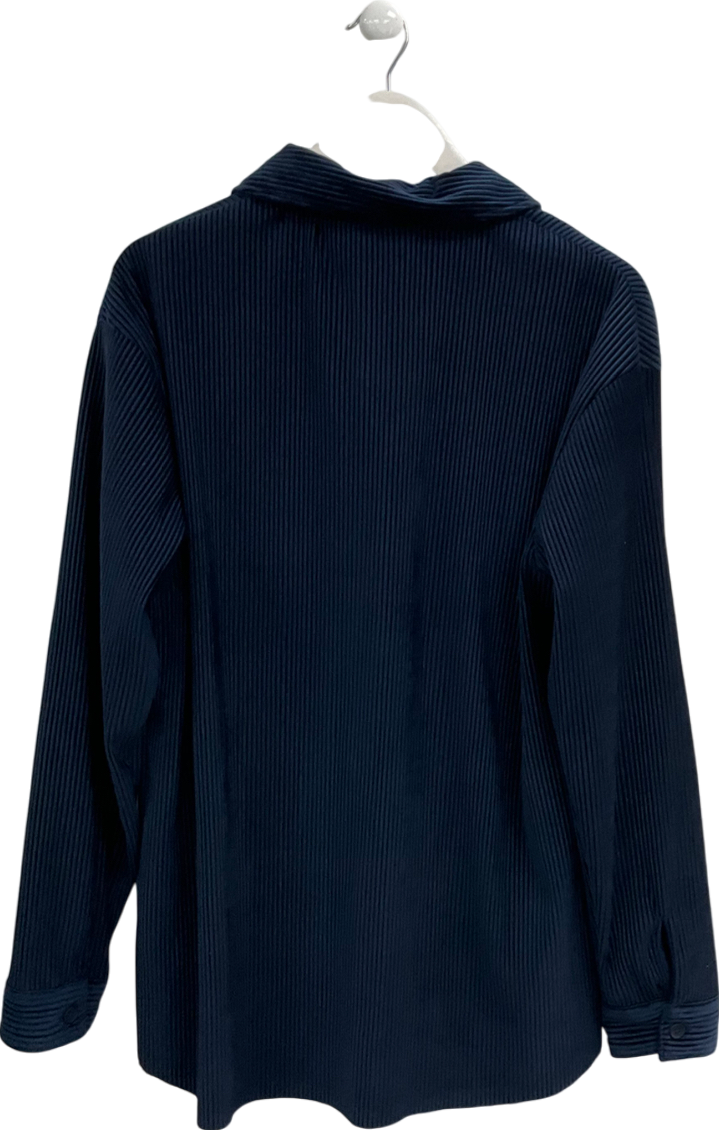 ZARA Blue Corduroy Shirt UK M