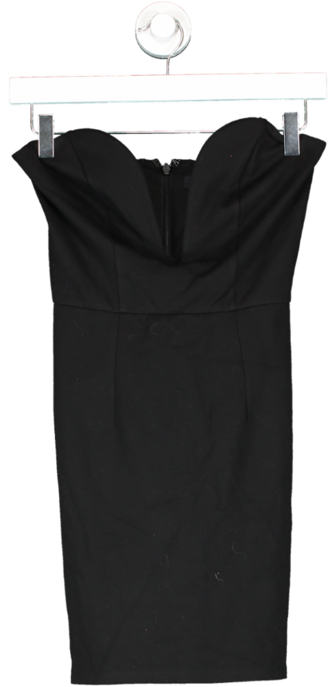 h:ours Black Cynlee Mini Dress UK XS