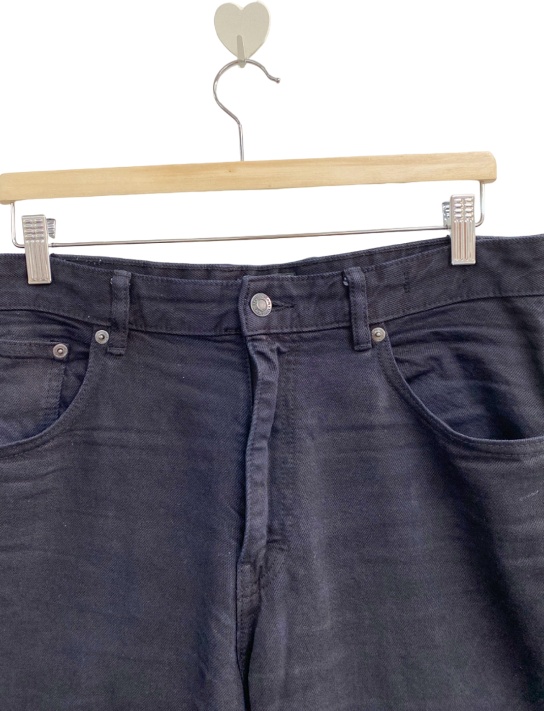 Pull&Bear Black Label Black Jeans UK W34