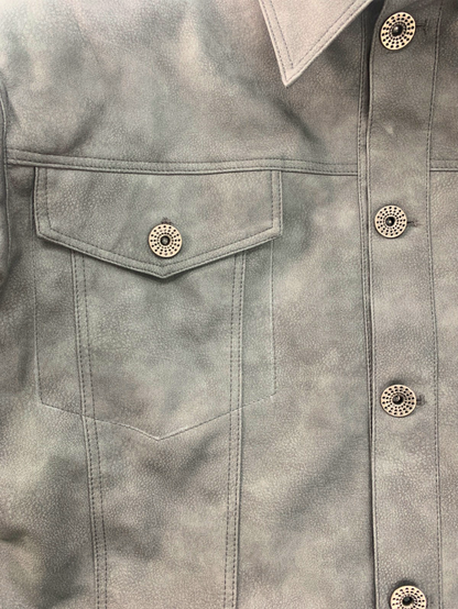 90's Product Grey Suede Jacket UK Size 12