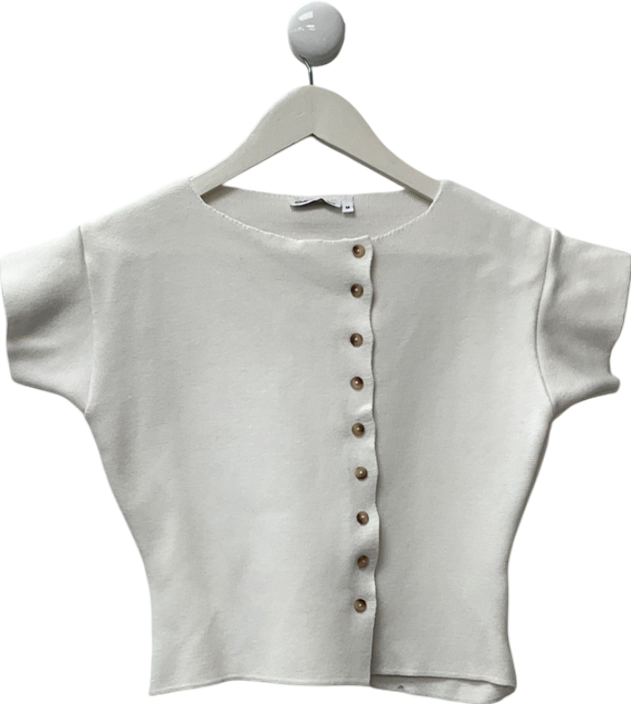 Sisters & Seekers White Bueno Baby Cardigan UK M