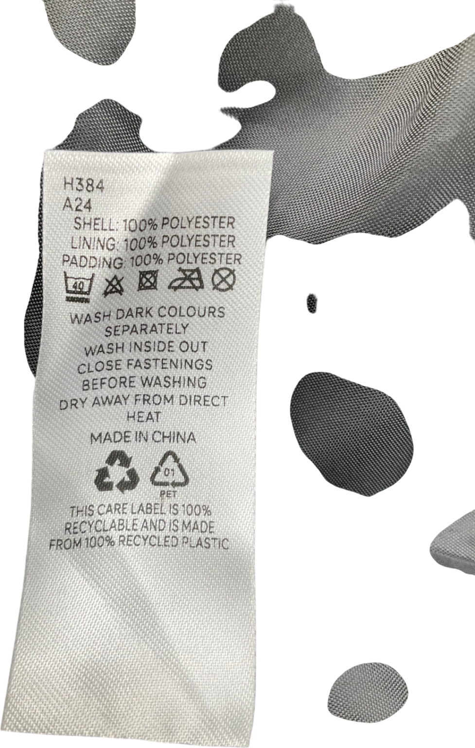 everyday Black Padded Coat 12 Years