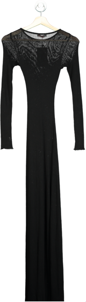 Bayse Black Giselle Maxi Dress UK XS